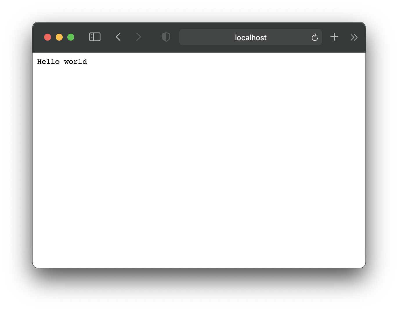 hello tcp server