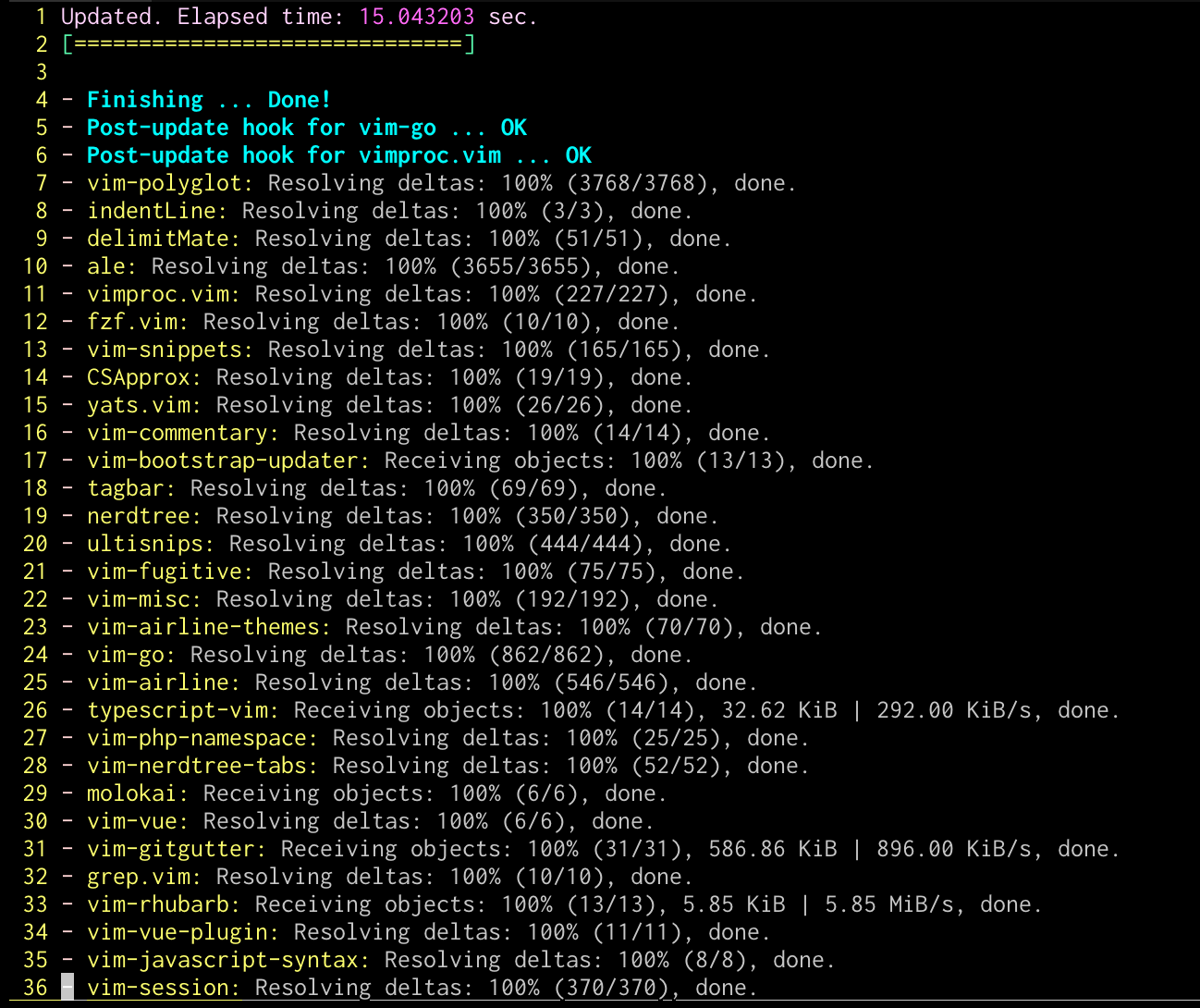 PlugInstall-vim