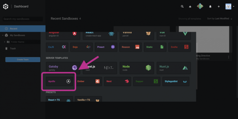 Create Sandbox